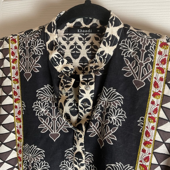 Khaadi Printed Cotton Kurta Tunic - Size 10 - Picture 3 of 10